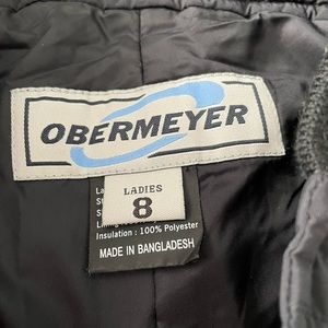 Obermeyer Ladies Black Ski Pants Size 8